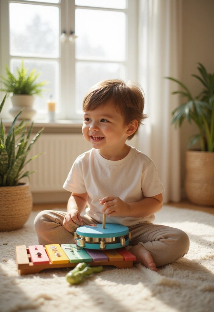 Tiny Talkers’ Toolkit: 7 Sneaky Toys That Spark Speech Development - 2. Musical Instruments for Rhythm and Rhyme