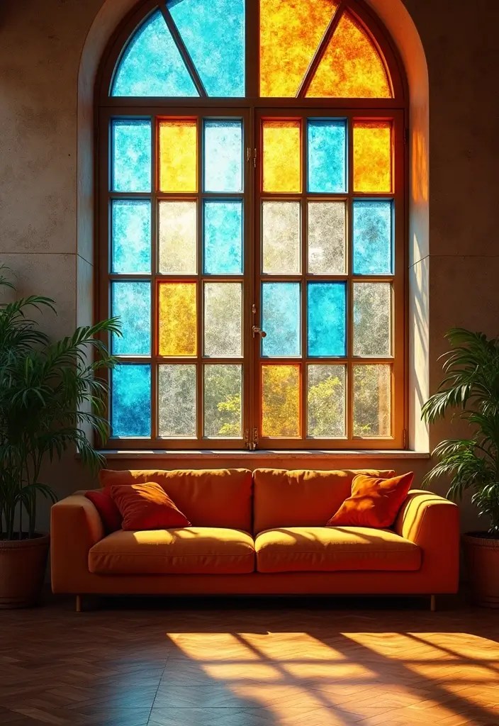 10 Bold Window Glass Designs That Instantly Upgrade Your Home - 4. Colored Pane Windows