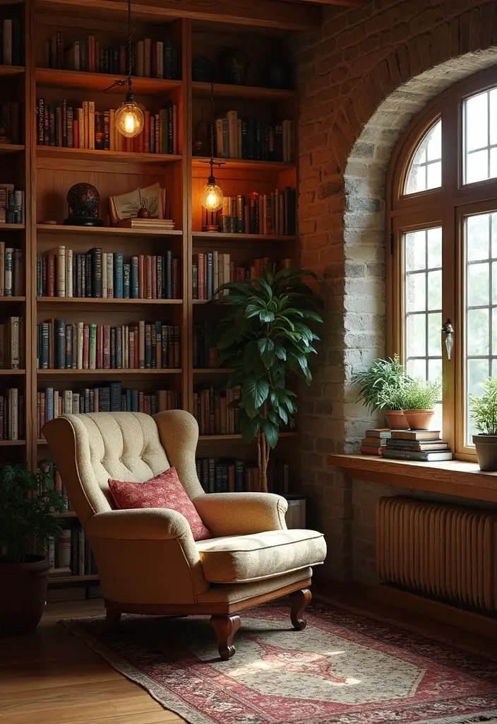 10 Cozy Basement Makeovers That'll Transform Your Unused Space into a Dream Family Retreat! - 5. The Cozy Reading Nook