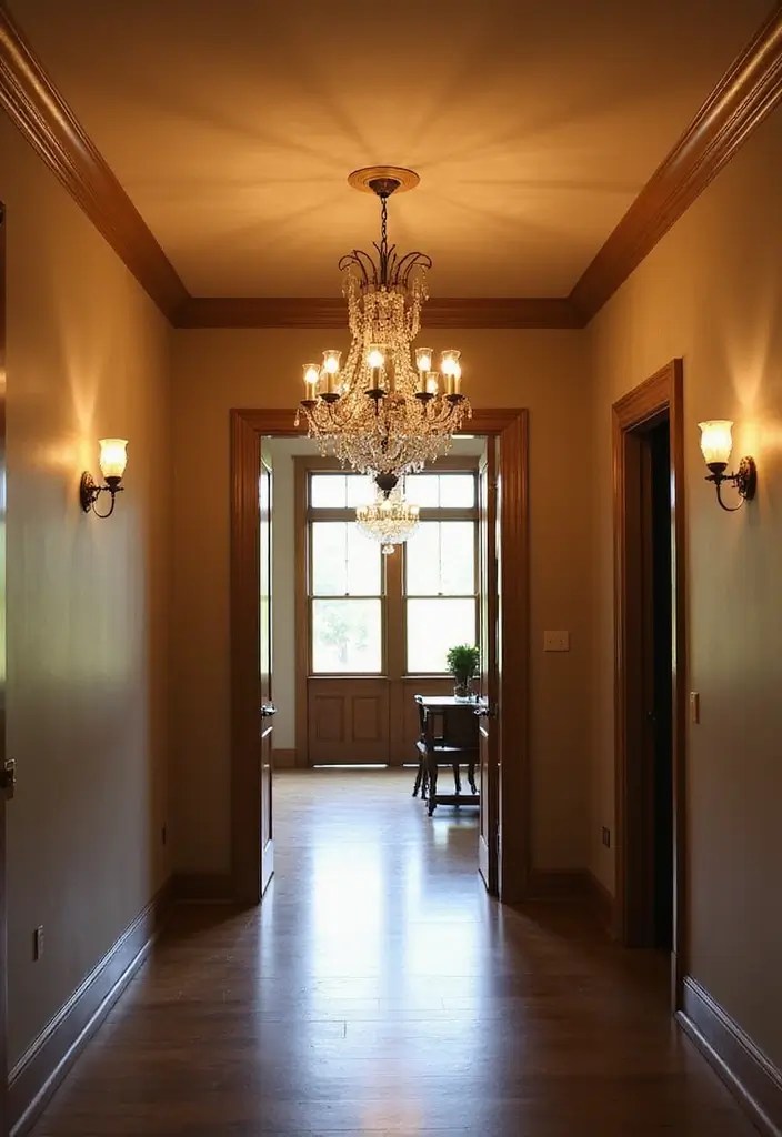 10 Elegant Home Entrance Showpiece Ideas for a Warm & Stylish Welcome - 8. Creative Lighting Fixtures