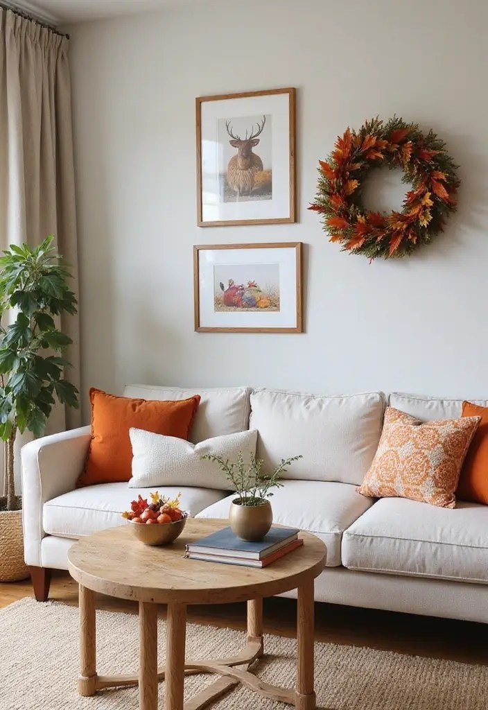 10 Stunning Wall Decor Ideas That Aren’t Wallpaper (Budget-Friendly & Chic!) - 10. Seasonal Decor Swaps