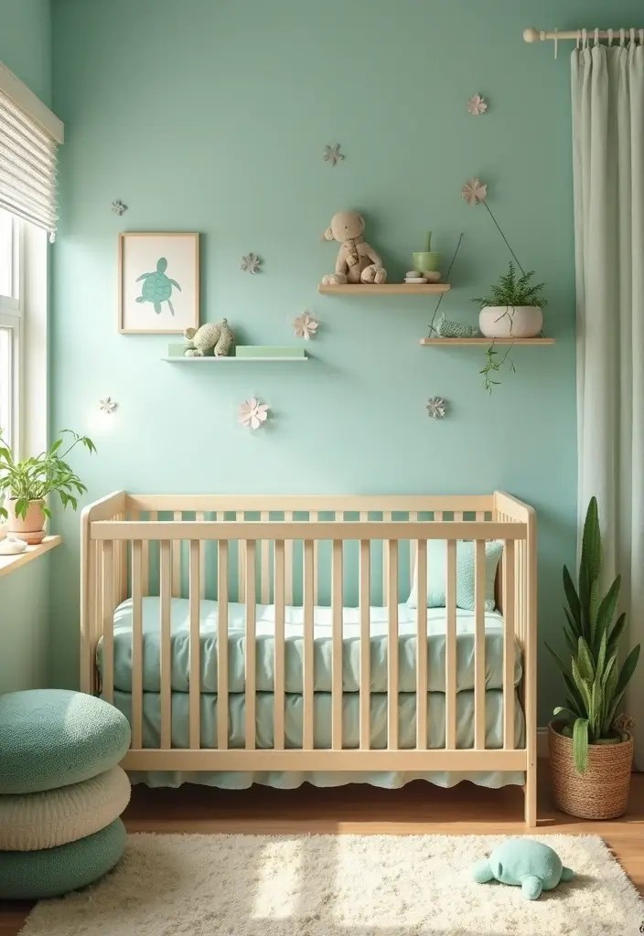 15 Adorable Nautical Nursery Themes for Your Little Captain (Wait Until You See #9!) - 13. Sea Turtle Sanctuary