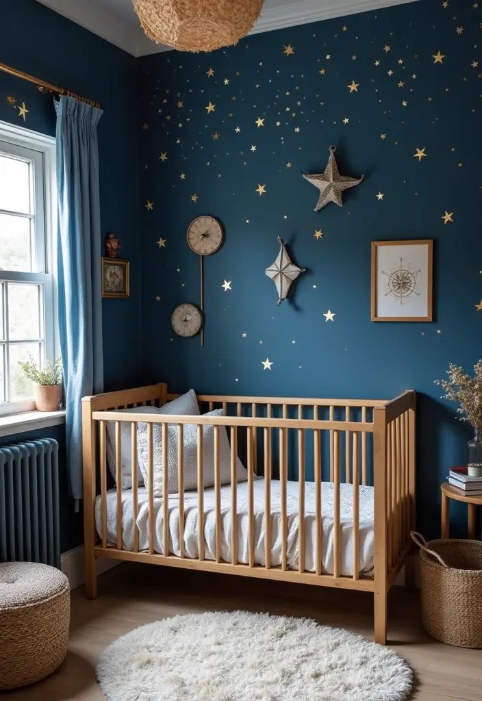 15 Adorable Nautical Nursery Themes for Your Little Captain (Wait Until You See #9!) - 3. Nautical Stars