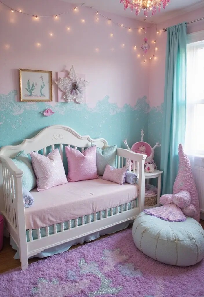 15 Adorable Nautical Nursery Themes for Your Little Captain (Wait Until You See #9!) - 5. Whimsical Mermaids