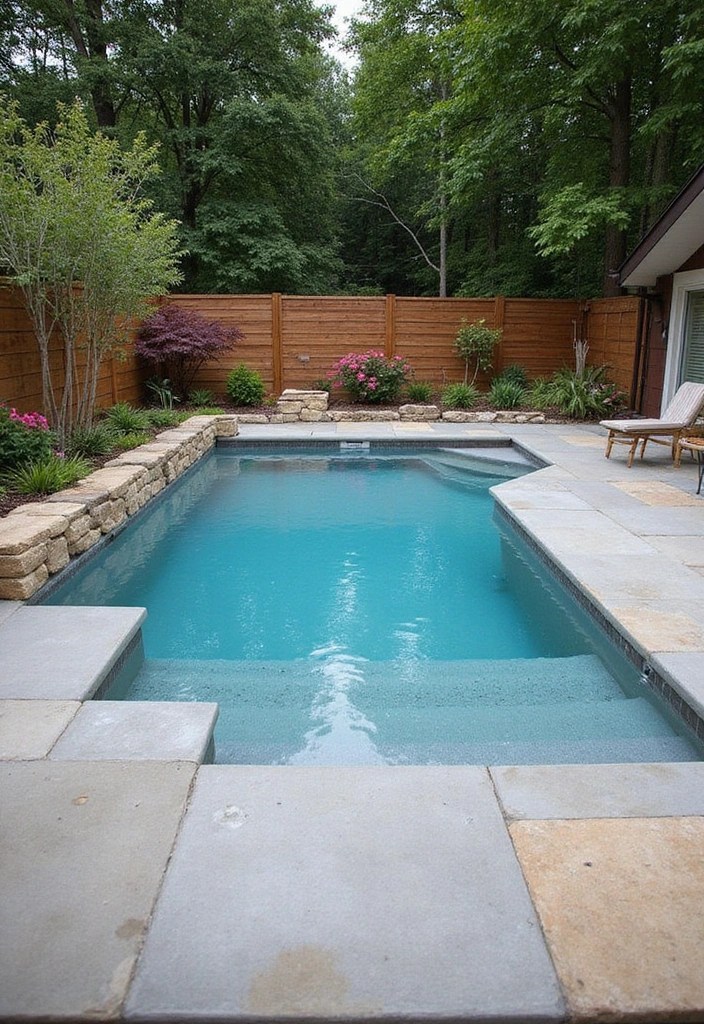 7 DIY Tiny Pool Ideas That Showcase Your Creativity and Style! - 3. The DIY Concrete Pool