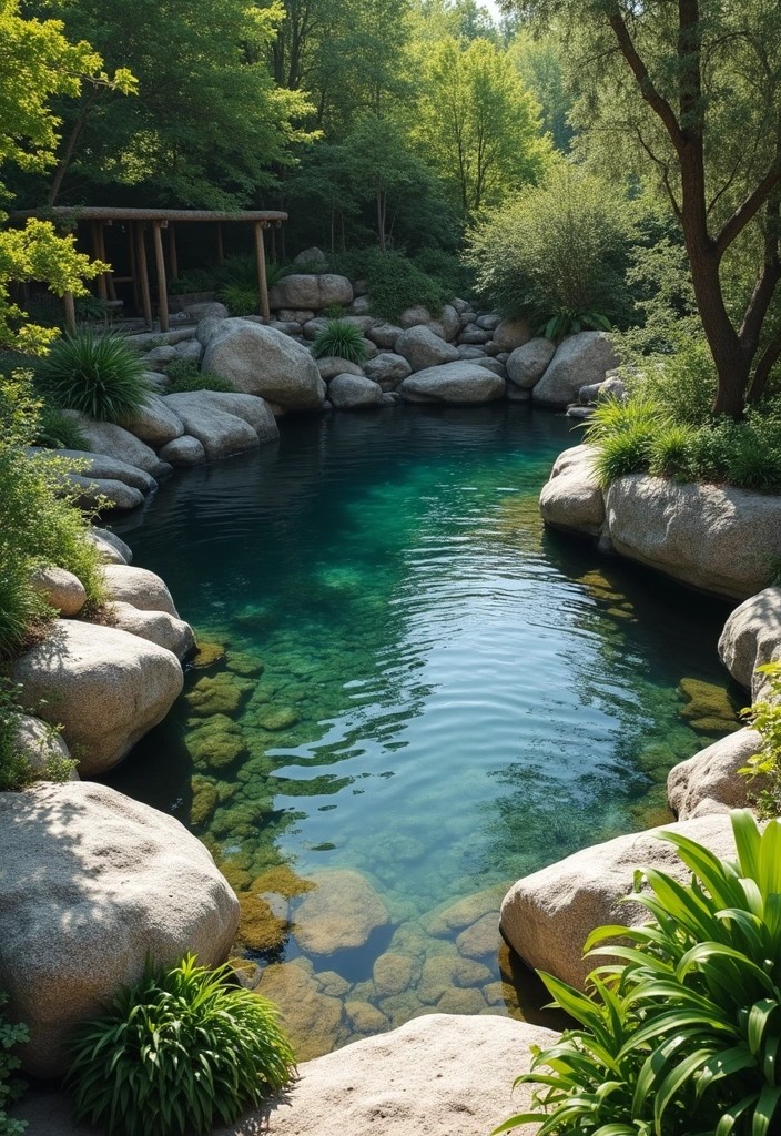 7 DIY Tiny Pool Ideas That Showcase Your Creativity and Style! - 4. The Natural Pond Pool