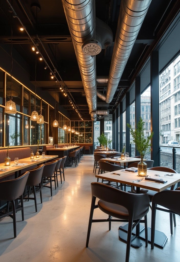 9 Creative Ways to Turn Exposed Ducts into Chic Home Decor Features - 9. Highlight with Mirrors