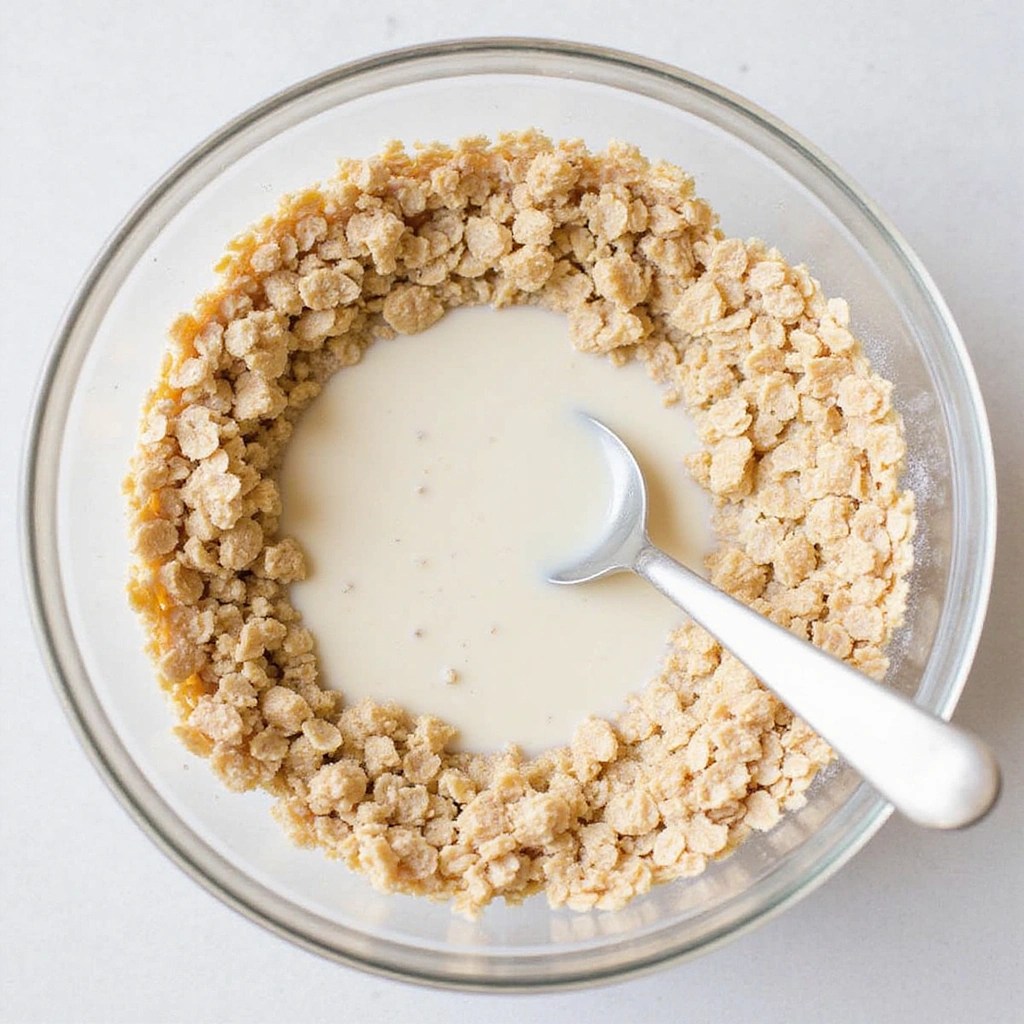 Cinnamon Infused Caramelized Apple & Walnut Overnight Oats: A Nutritious Start to Your Day - Step 3: Combine Oats and Liquid