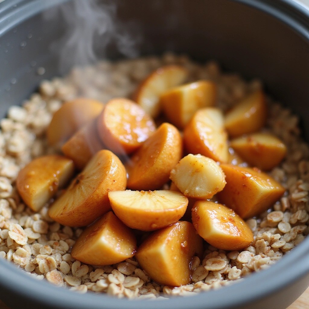 Cinnamon Infused Caramelized Apple & Walnut Overnight Oats: A Nutritious Start to Your Day - Step 4: Add Caramelized Apples