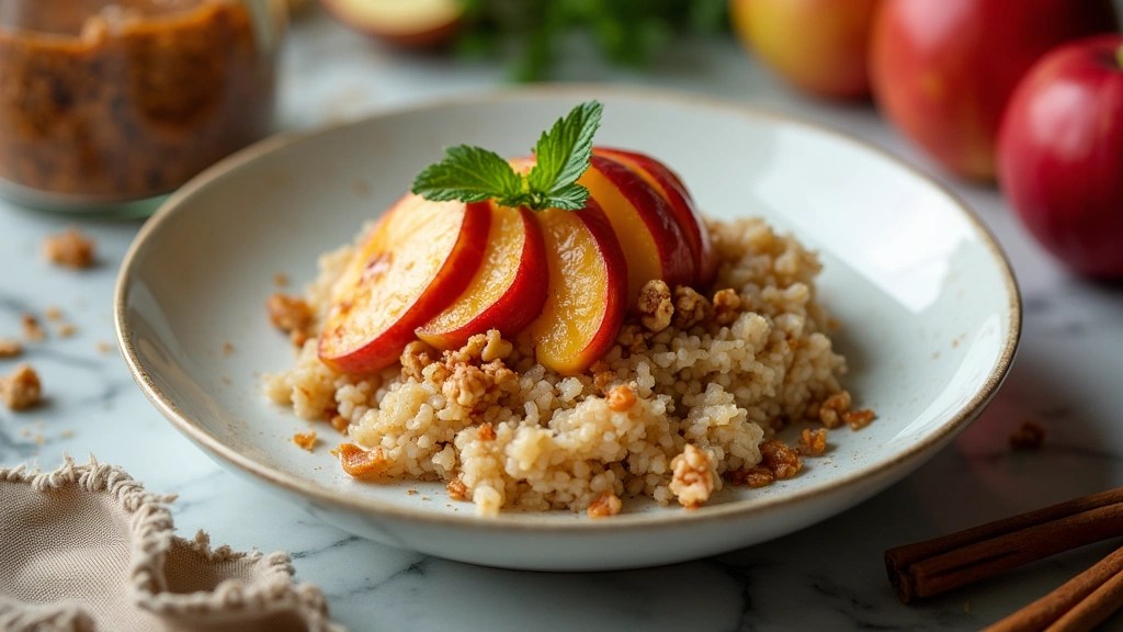 Cinnamon Infused Caramelized Apple & Walnut Overnight Oats: A Nutritious Start to Your Day