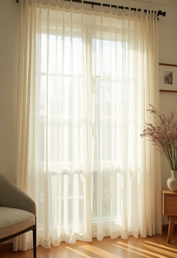 Dark Room Makeover: 9 Brilliant Tricks to Add Light Without Knocking Down Walls - 4. Use Sheer Curtains