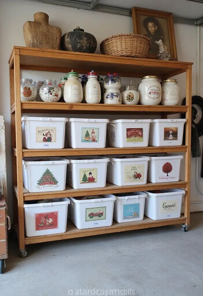 From Chaos to Chic: 10 Genius Garage Storage Ideas That Actually Work - 10. Seasonal Decor Storage