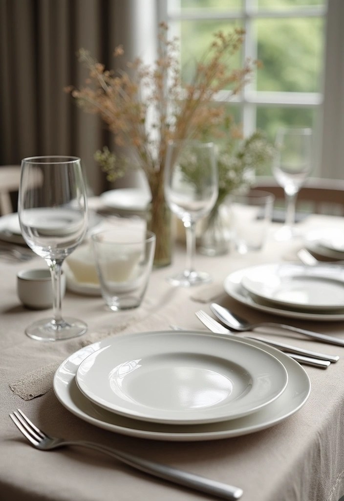 Invisible Luxury: Minimalist Pieces That Secretly Upgrade Your Lifestyle - 10. Simple Yet Refined Tableware