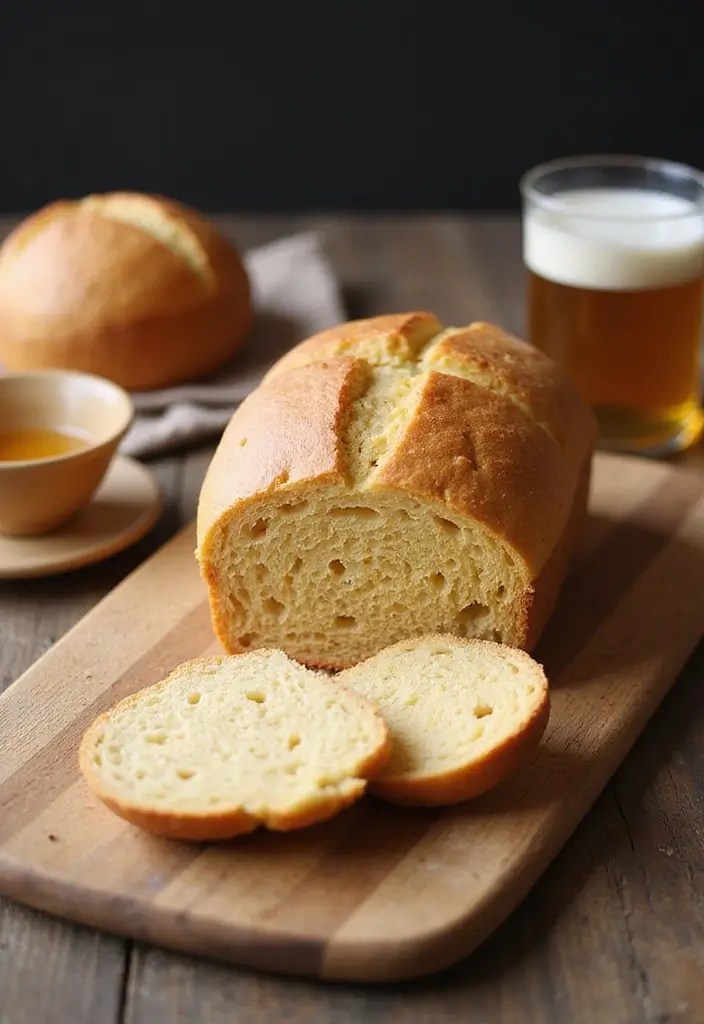 Medieval Royal Feast Bread Styled with Historical Props: A Culinary Journey Through Time! - 2. Honey Ale Bread: A Sweet Twist