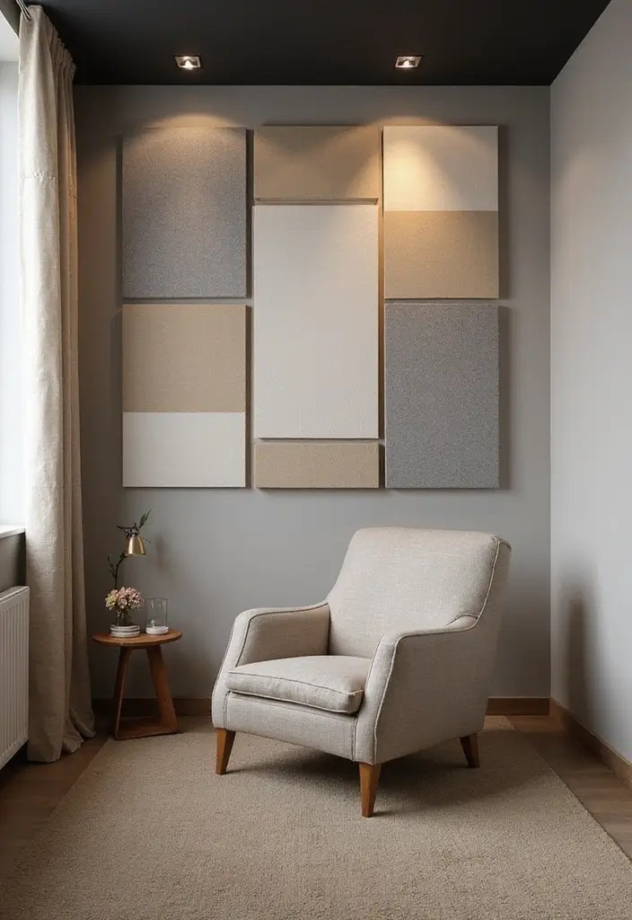 Peace and Style: 7 Chic Ways to Soundproof Your Apartment Without Ruining the Decor - 1. Elegant Acoustic Panels