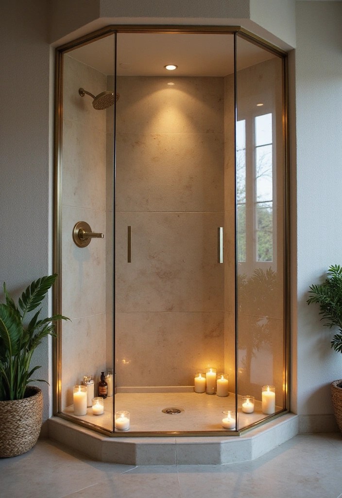 Shower Corner Glow-Up: 9 Stunning Ideas to Turn Empty Corners into Spa-Worthy Spaces - 8. Aromatherapy Bliss: Incorporate Scents