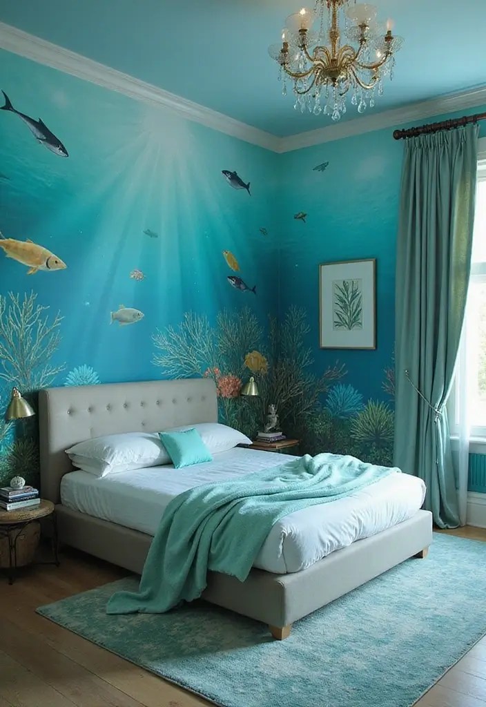 Step Into a Dream: 15 Fantasy Bedrooms That Feel Like Magic - 5. Underwater Paradise