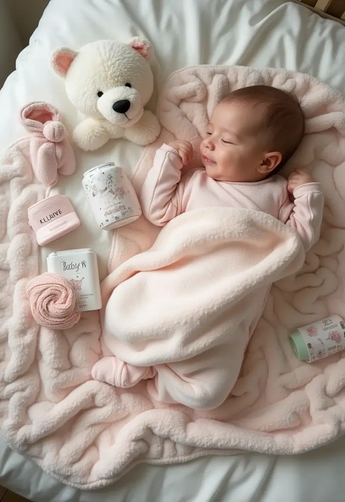 The Sweetest Surprise: 15 Baby Announcement Ideas You Haven’t Seen Before - 14. Customized Blanket Reveal