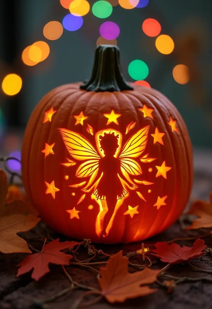 10 Jack-o-Lantern Spectacles Ideas That Will Make Your Halloween Unforgettable! - 2. The Whimsical Pumpkin Fairy