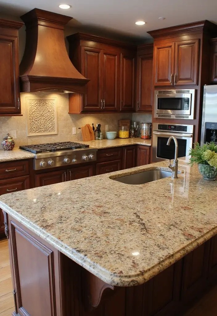 10 Stunning Kitchen Countertop Materials That Will Instantly Elevate Your Space! - 5. Elegant Granite
