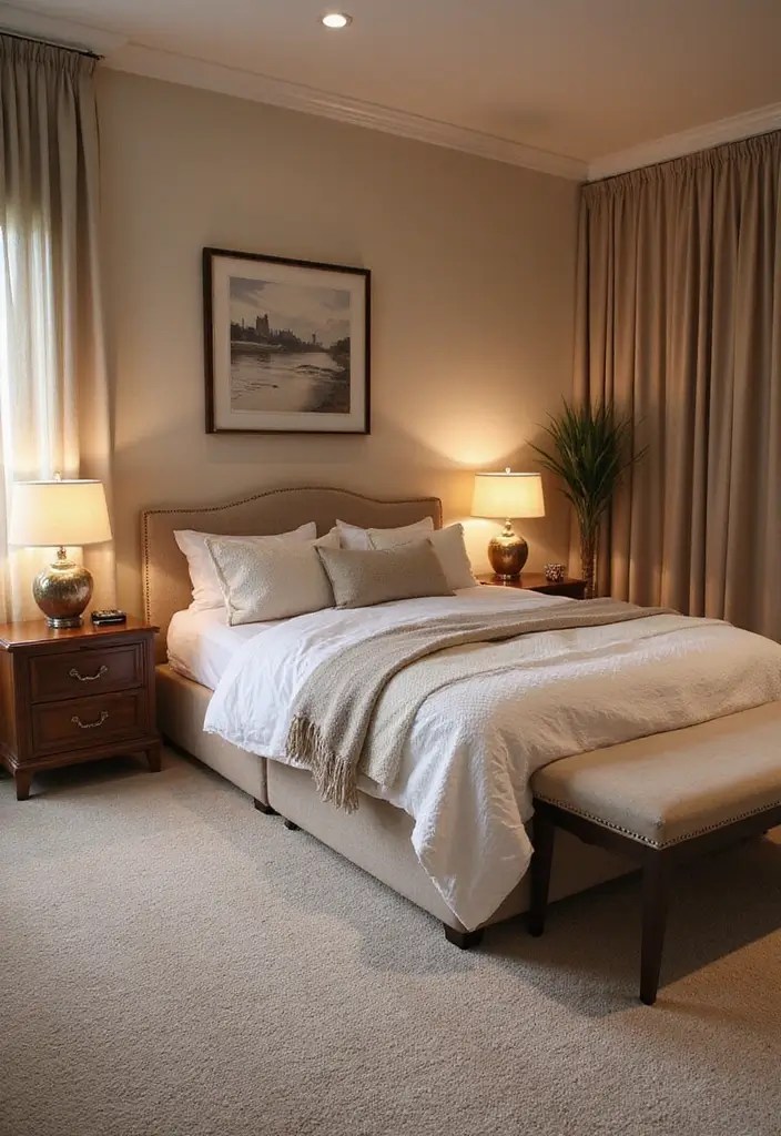 12 Stunning Flooring Ideas: From Epoxy Metallic to Cozy Hardwood Designs - 12. Luxurious Carpet for Comfort