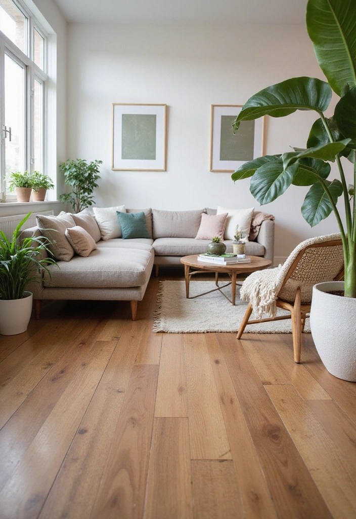 12 Stunning Flooring Ideas: From Epoxy Metallic to Cozy Hardwood Designs - 4. Classic Laminate Luxury