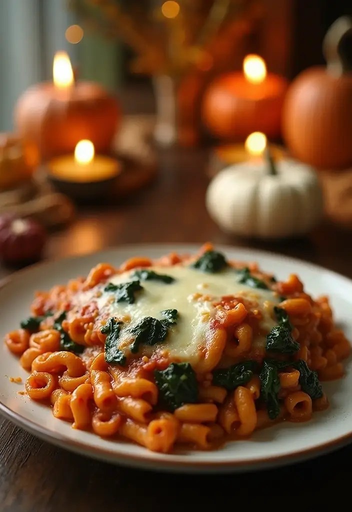 15 Cozy One-Pot Fall Dinners Busy Moms Swear By (You Won't Believe #8!) - 11. Baked Ziti with Spinach