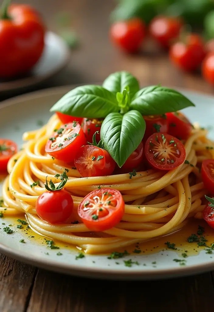 15 Cozy One-Pot Fall Dinners Busy Moms Swear By (You Won't Believe #8!) - 13. Tomato Basil Pasta