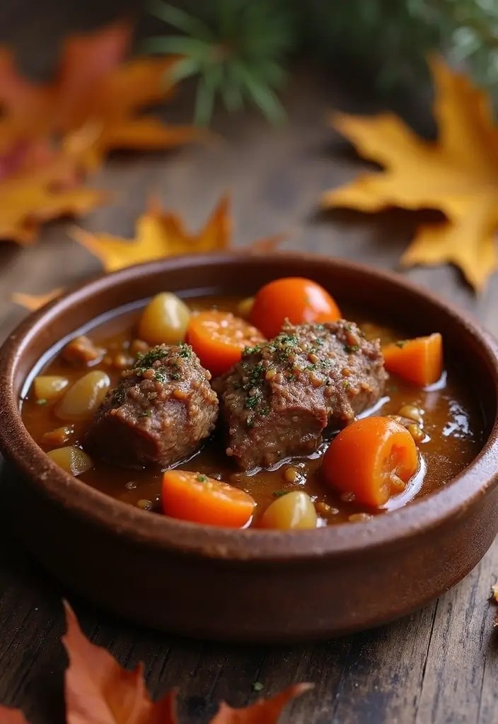 15 Cozy One-Pot Fall Dinners Busy Moms Swear By (You Won't Believe #8!) - 2. Hearty Beef and Vegetable Stew