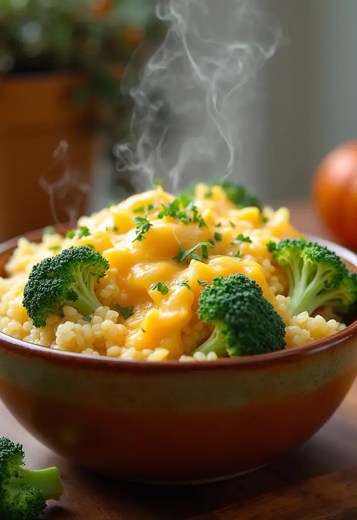 15 Cozy One-Pot Fall Dinners Busy Moms Swear By (You Won't Believe #8!) - 3. One-Pot Cheesy Broccoli and Rice