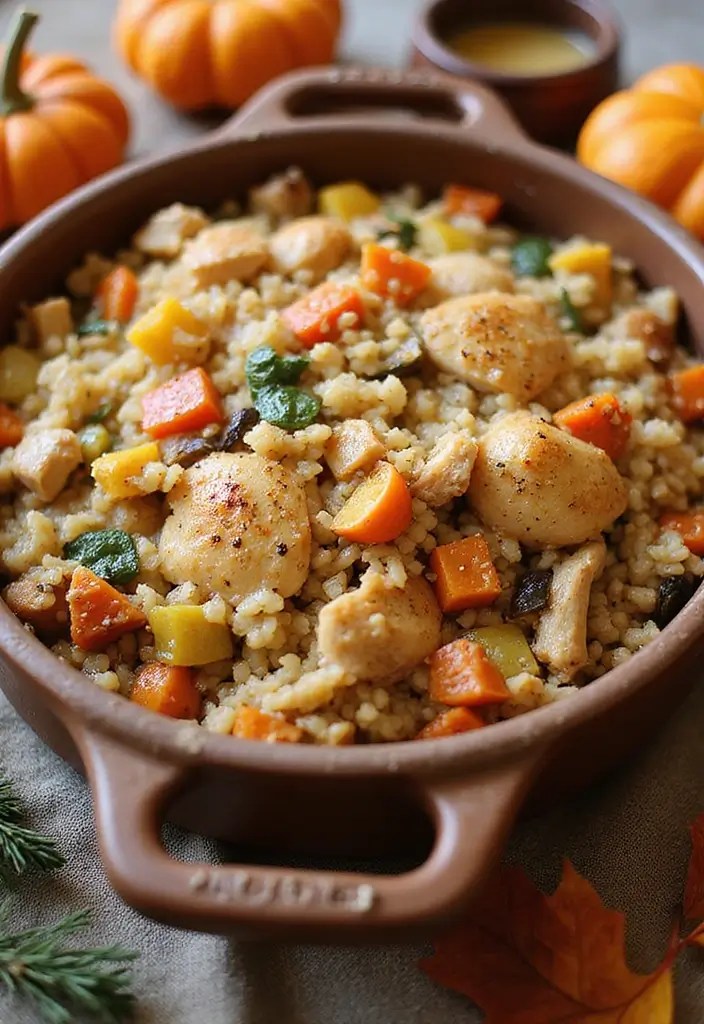 15 Cozy One-Pot Fall Dinners Busy Moms Swear By (You Won't Believe #8!) - 4. Chicken & Wild Rice Casserole