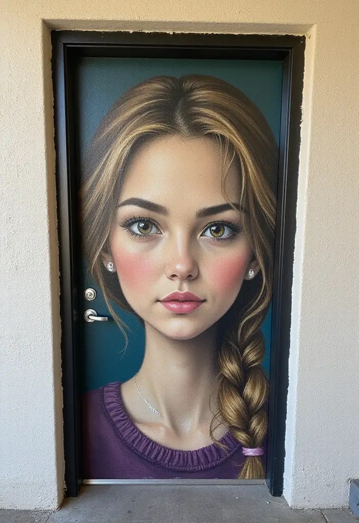 15 Unique Door Murals That Will Make Your Home Stand Out in Style! - 15. Custom Creations
