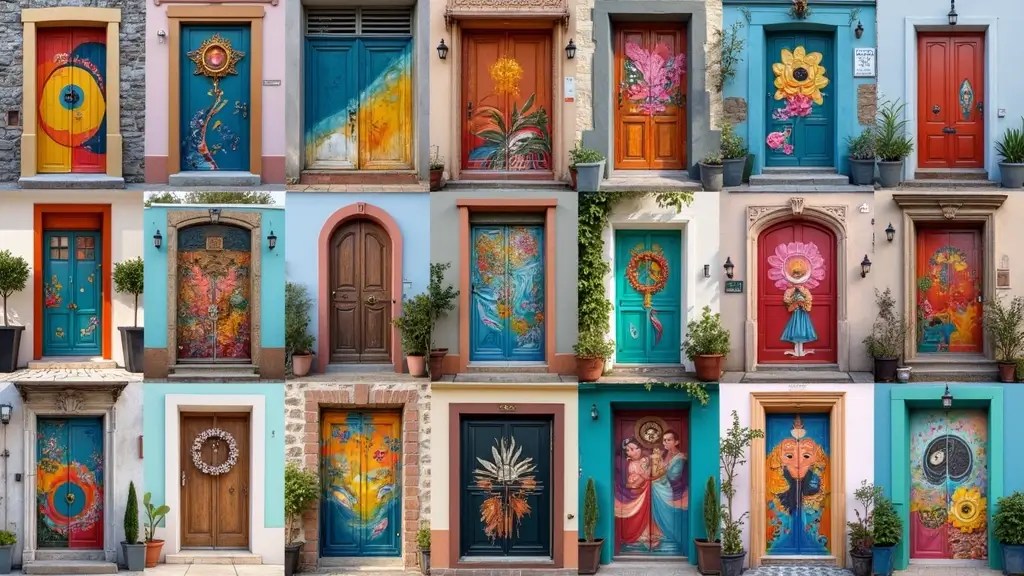 15 Unique Door Murals That Will Make Your Home Stand Out in Style!