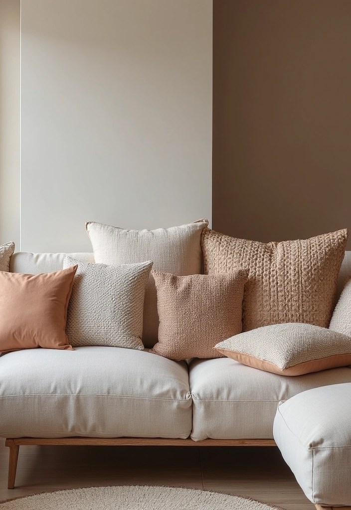 Artisan Textured Pillows: Layered Luxury for Cozy Home Interiors - 5. Layering Techniques