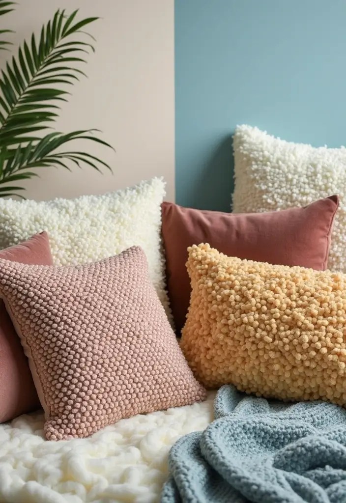 Artisan Textured Pillows: Layered Luxury for Cozy Home Interiors - 6. Seasonal Transitions