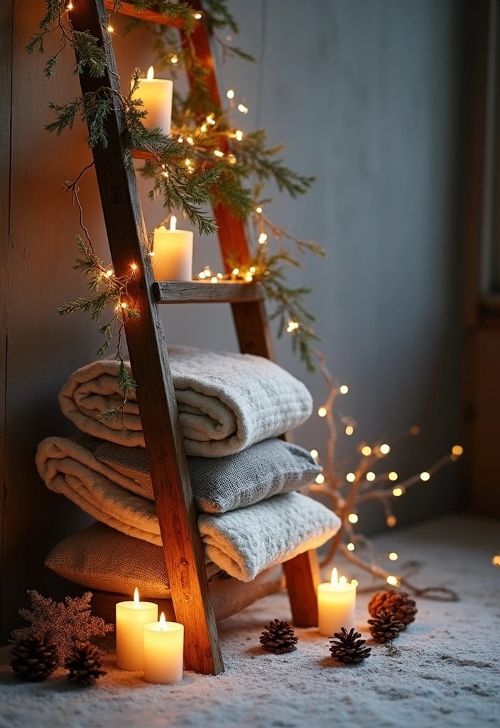 One Ladder, Endless Celebrations: 7 Portable Decor Ideas for Every Season - 1. Winter Wonderland: Cozy Comforts