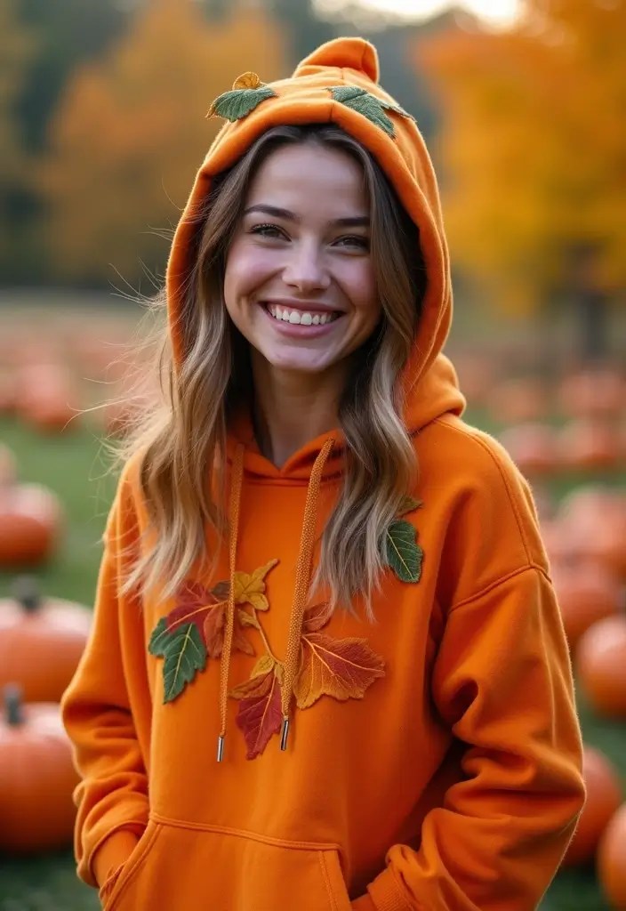 Spooktacular & Stylish: Halloween Costume Ideas Every Mom Will Love - 4. Cozy Pumpkin