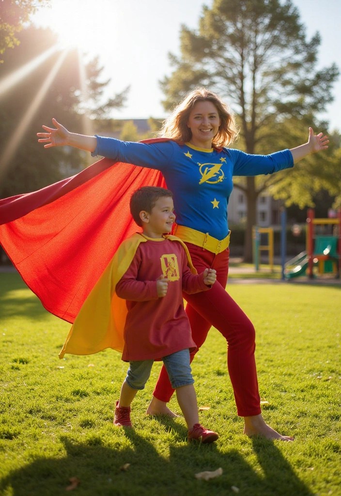 Spooktacular & Stylish: Halloween Costume Ideas Every Mom Will Love - 5. Superhero Mom
