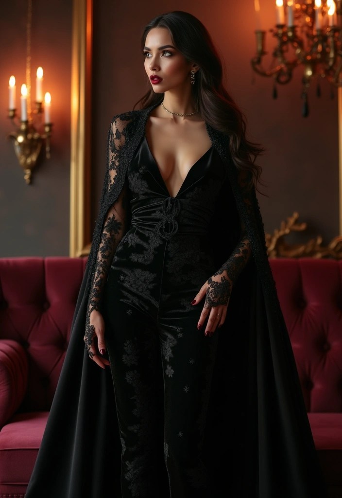 Spooktacular & Stylish: Halloween Costume Ideas Every Mom Will Love - 9. Stylish Vampire