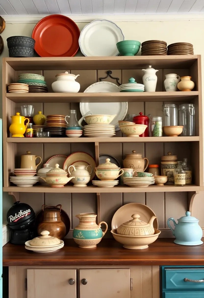 Vintage Home Decor Guide: Timeless Charm from Kitchen to Bedrooms - 6. Open Shelving for Display
