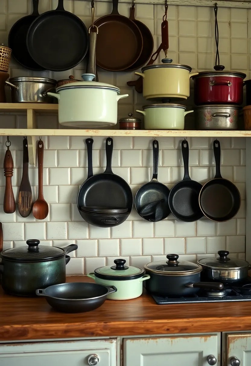 Vintage Home Decor Guide: Timeless Charm from Kitchen to Bedrooms - 8. Authentic Vintage Cookware