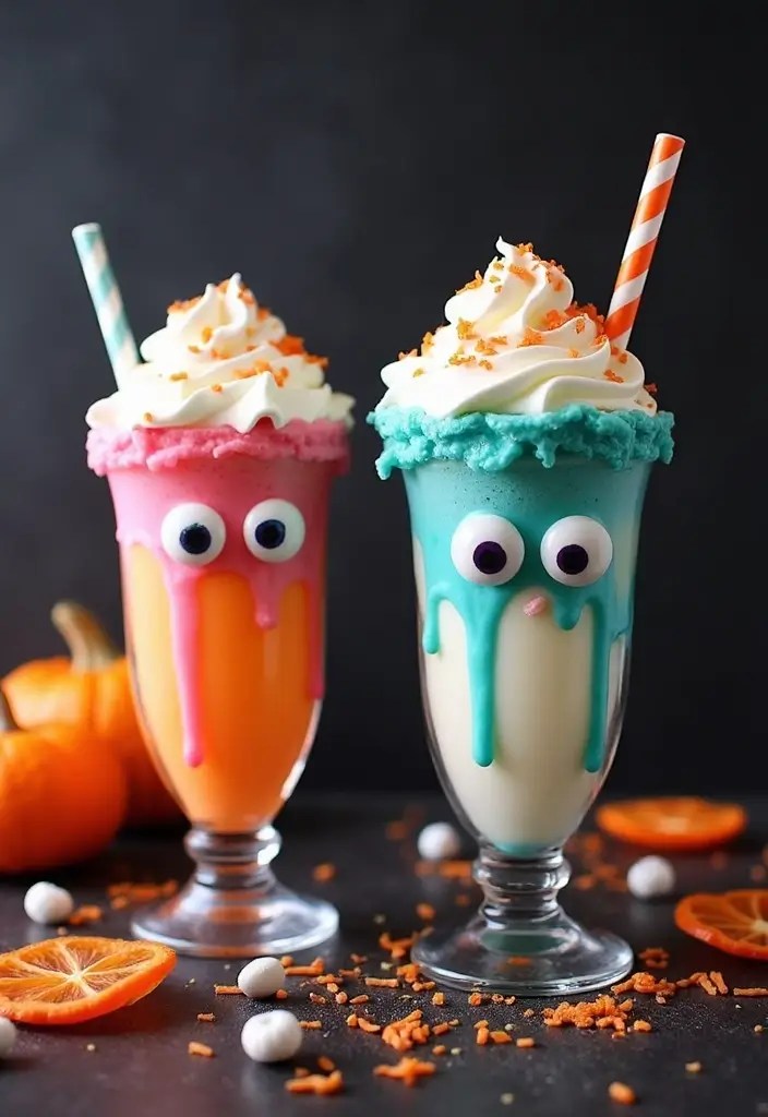 Witch’s Brew & Beyond: 15 Hauntingly Delicious Halloween Drinks - 12. Monster Mash Milkshake