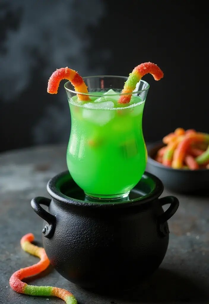 Witch’s Brew & Beyond: 15 Hauntingly Delicious Halloween Drinks - 2. Witches’ Cauldron Cocktail