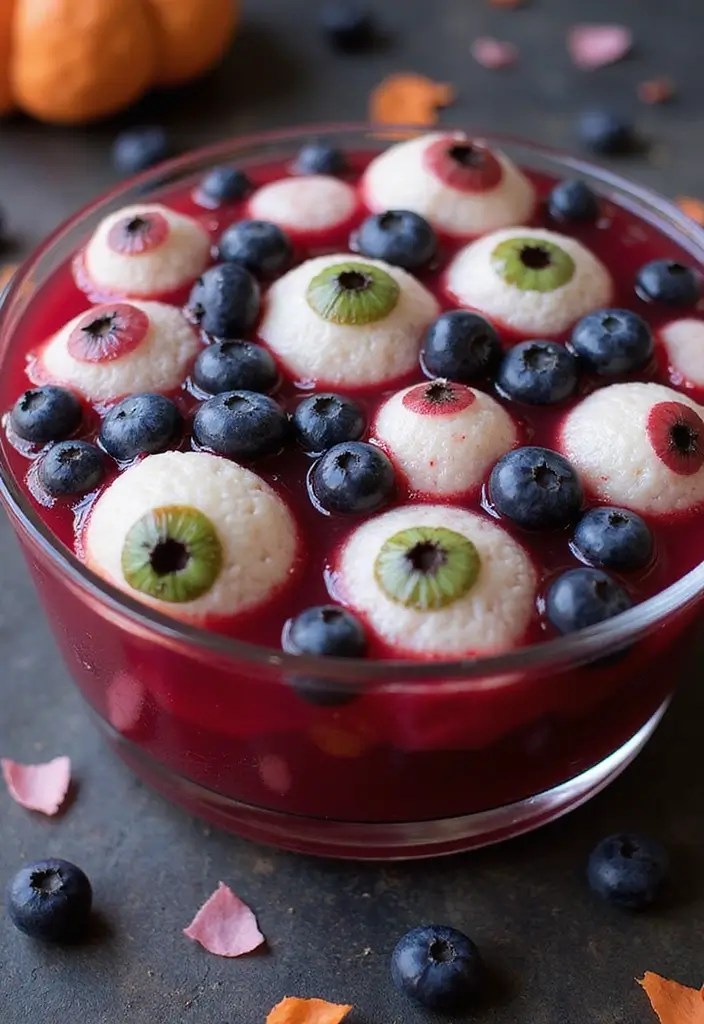 Witch’s Brew & Beyond: 15 Hauntingly Delicious Halloween Drinks - 9. Eerie Eyeball Punch