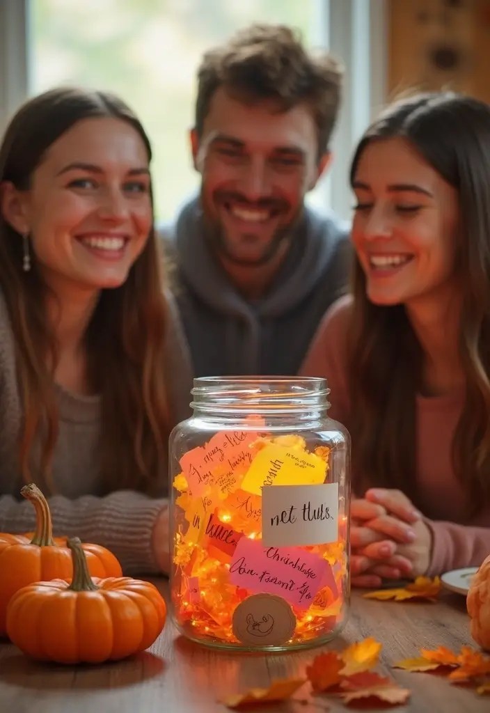 10 Family-Friendly Thanksgiving Activities That Will Keep Your Kids Entertained All Day! - 6. Gratitude Jar Activity