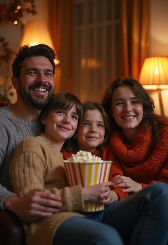 10 Family-Friendly Thanksgiving Activities That Will Keep Your Kids Entertained All Day! - 8. Thanksgiving Movie Marathon