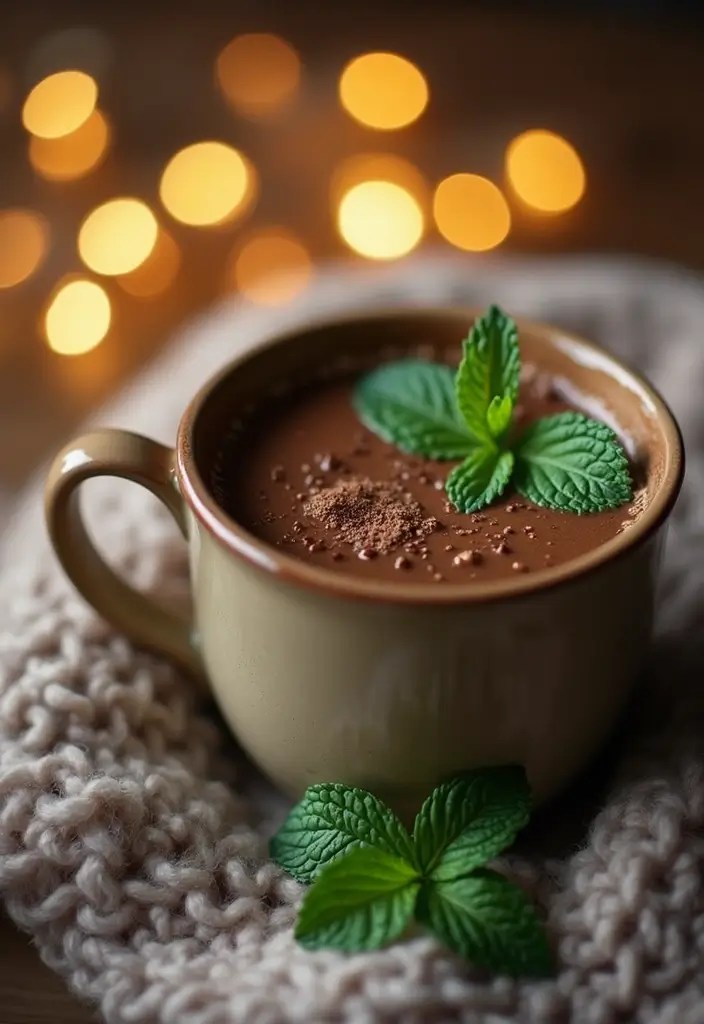 10 Warm Drinks to Sip on Chilly November Nights - 10. Chocolate Mint Tea