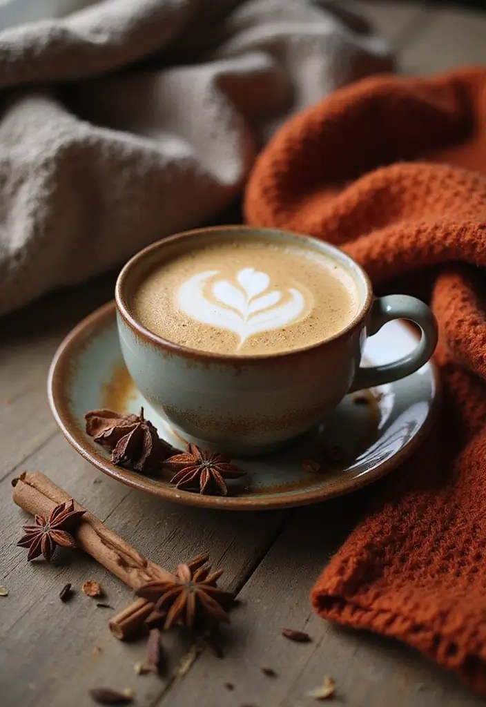 10 Warm Drinks to Sip on Chilly November Nights - 2. Spiced Chai Latte