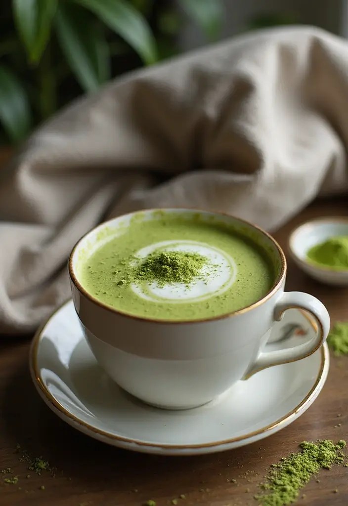 10 Warm Drinks to Sip on Chilly November Nights - 9. Matcha Latte