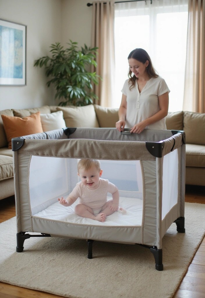 12 Genius Gadgets Every New Mom Swears By (From Smart Sleep Aids to Baby Comfort Hacks) - 10. Portable Playards